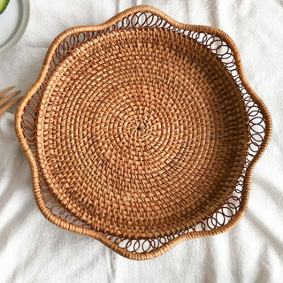 Rattan Round Fruit Basket