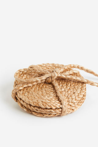 4-Pack Jute Coasters